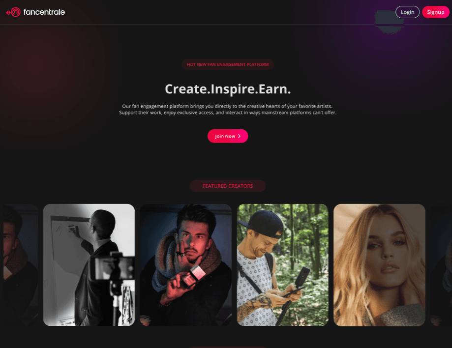 Fancentrale | Become part of the exclusive people of your favorite stories, photos.